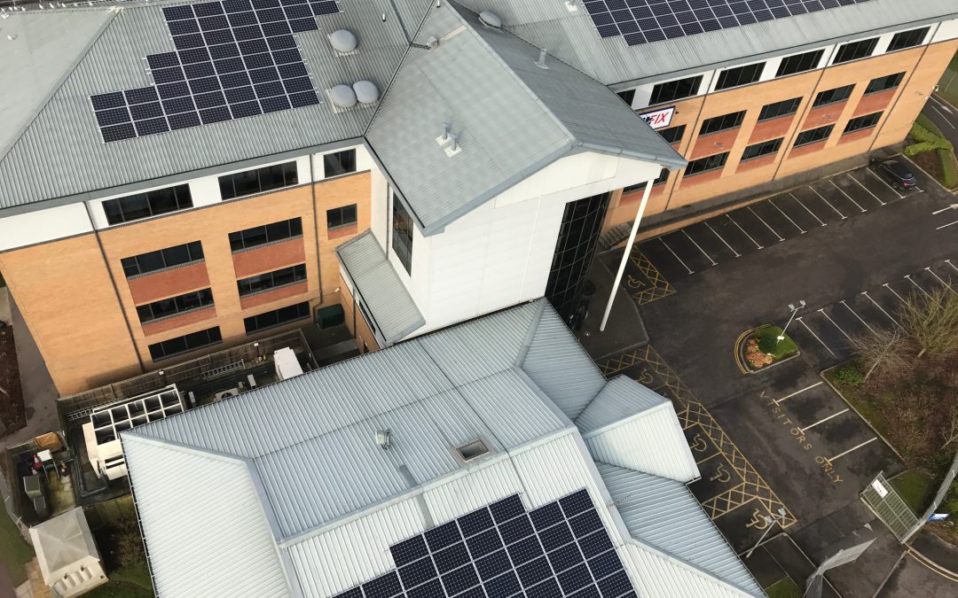 Solar Panels Cleaned At Screwfix HQ In Yeovil For Solarcentury